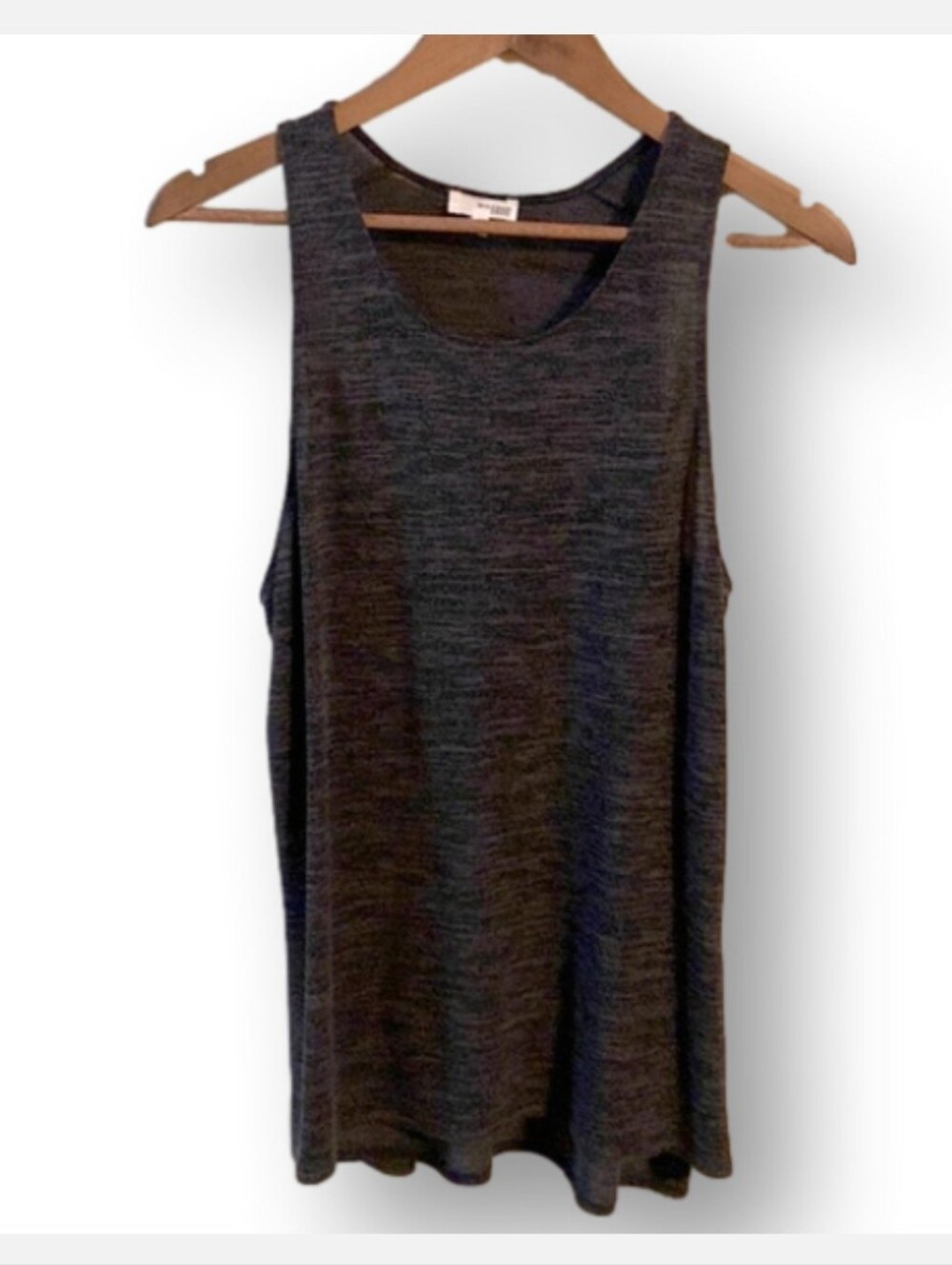 Wilfred Charcoal Gray with purple Sleeveless Tank Top - size S